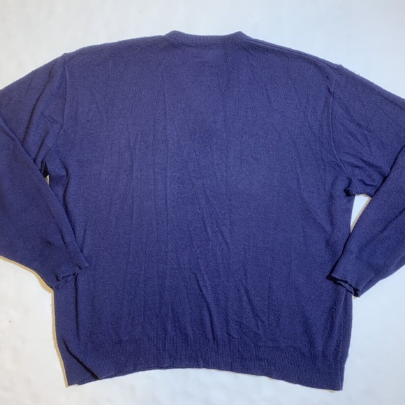 Vintage 70s 80s Robert Bruce V-Neck Made in USA Men's Pullover Sweater Size 3X - Picture 3 of 6